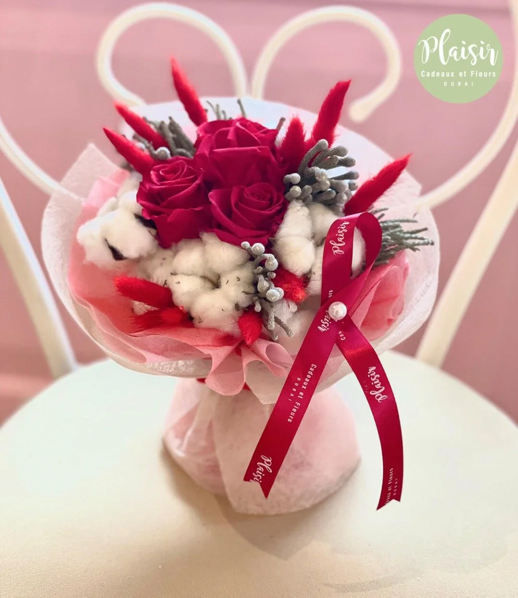 Infinity Bouquet – Red Roses By Plaisir