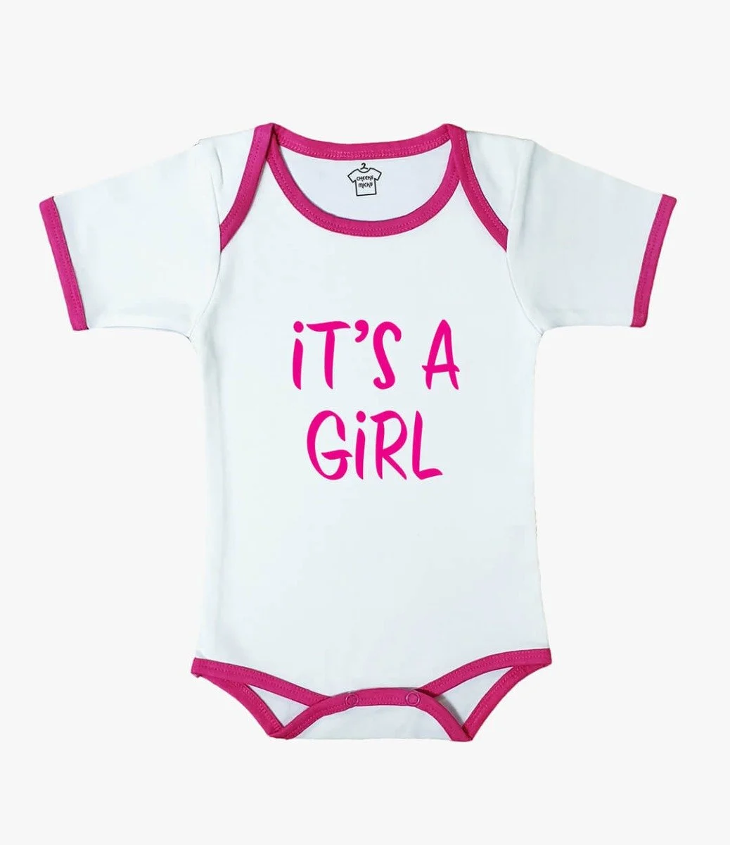It's a Girl' Baby Bodysuit By Fay Lawson