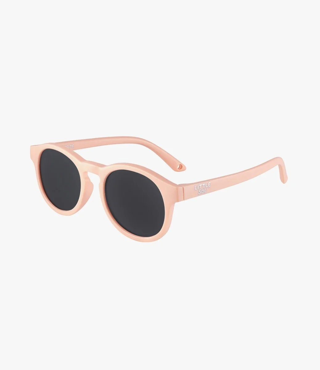 James - Peach Baby Sunglasses  by Little Sol+