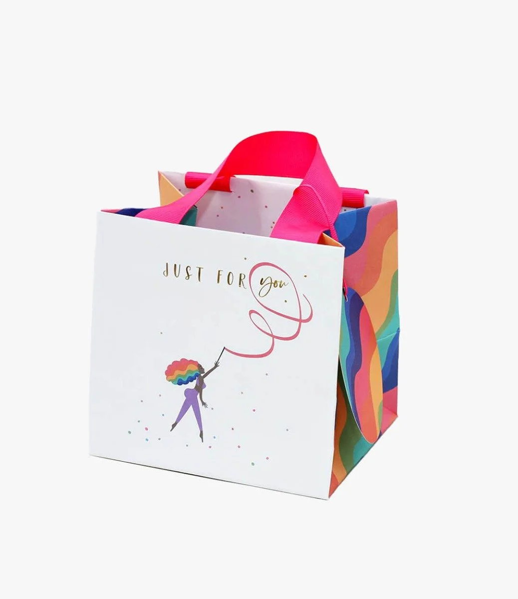 Just For You Ribbon Girl Mug Bag by Belly Button