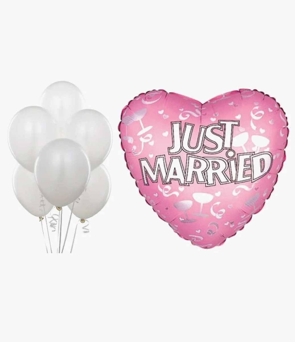 Just Married Balloon Bundle