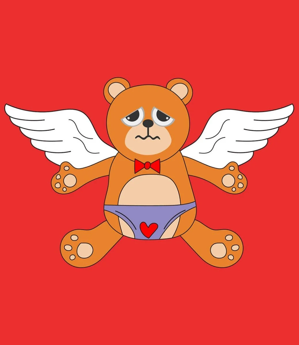 Kawaii Red Bear Limited Edition NFT By Ouss Billy