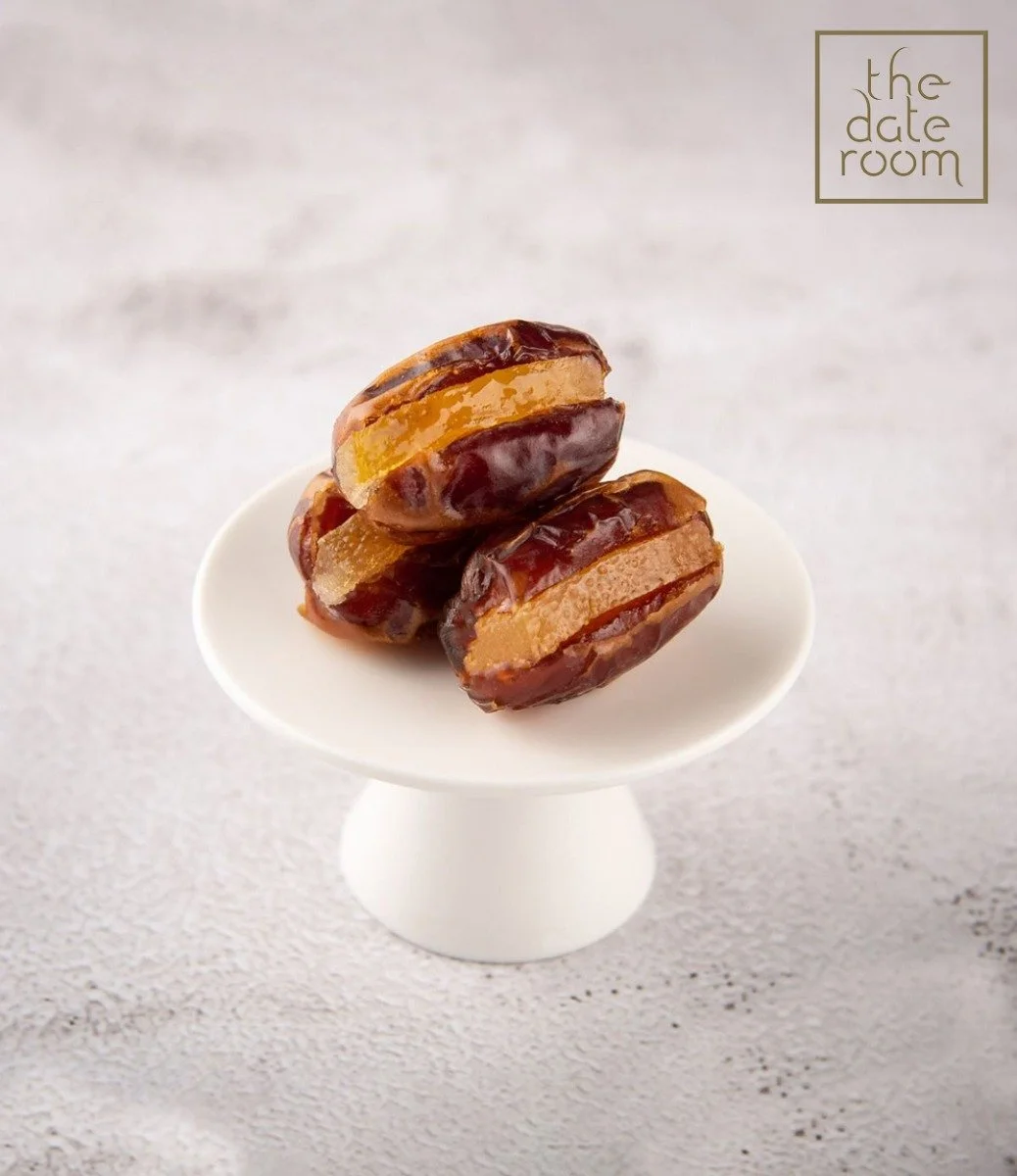 Kholas Dates Filled with Candied Orange Peel By The Date Room