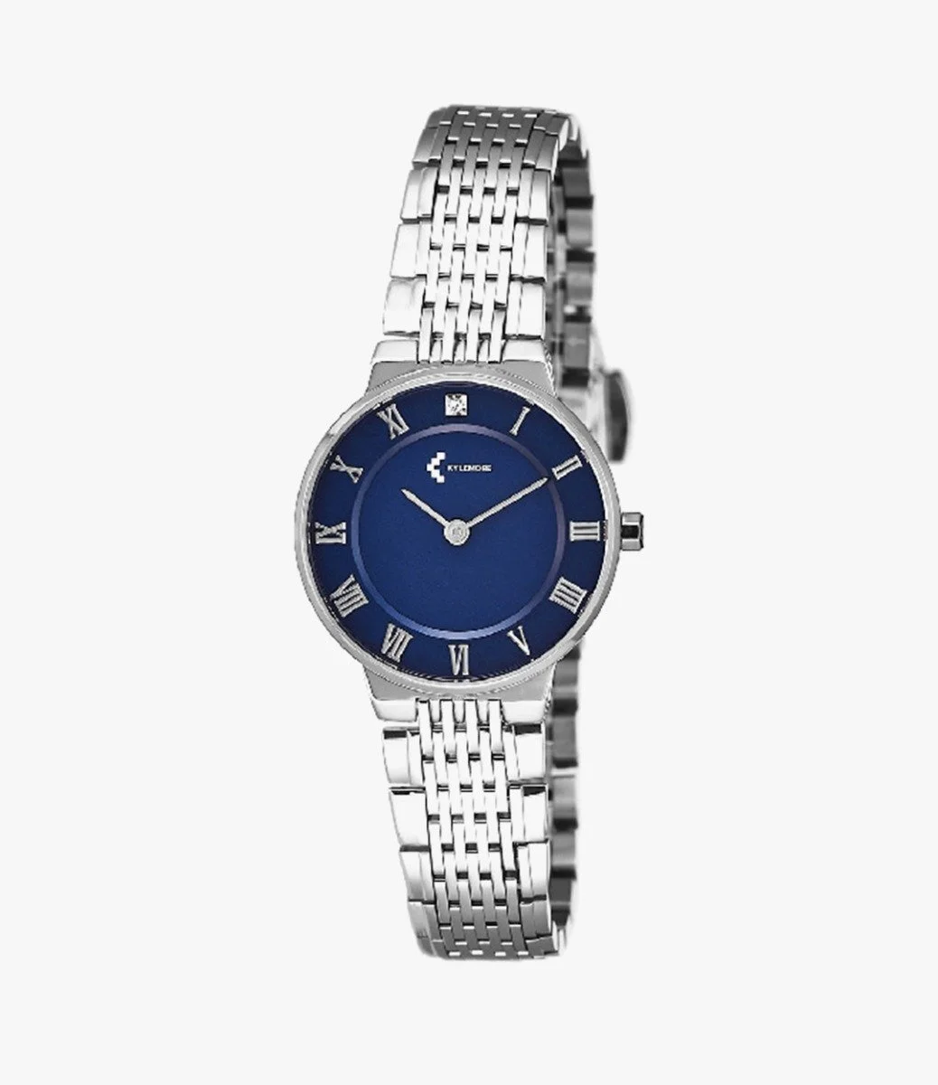 Kylemore Silver And Blue Watch for Women