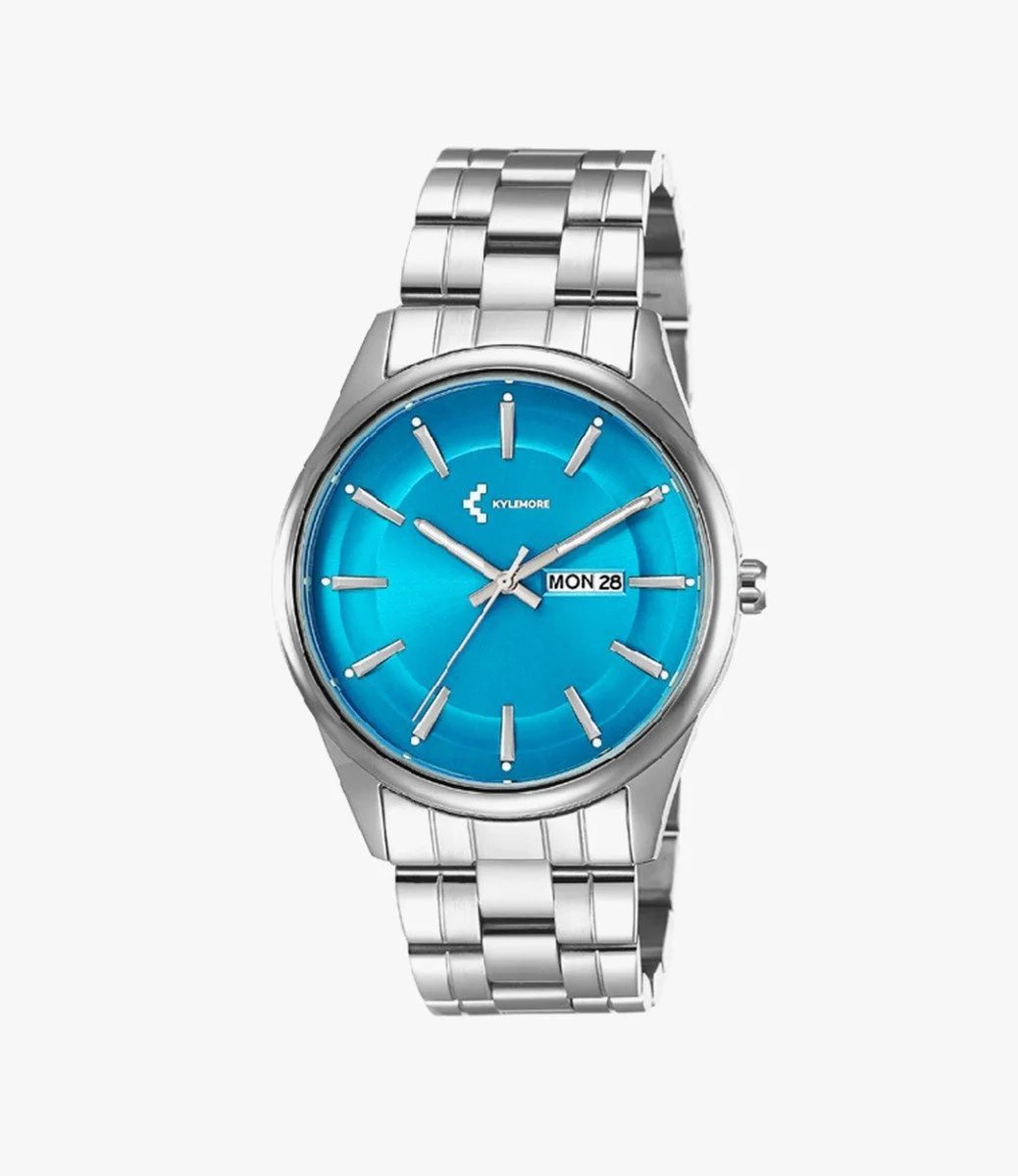 The Stainless Steel Light Blue Kylemore Watch