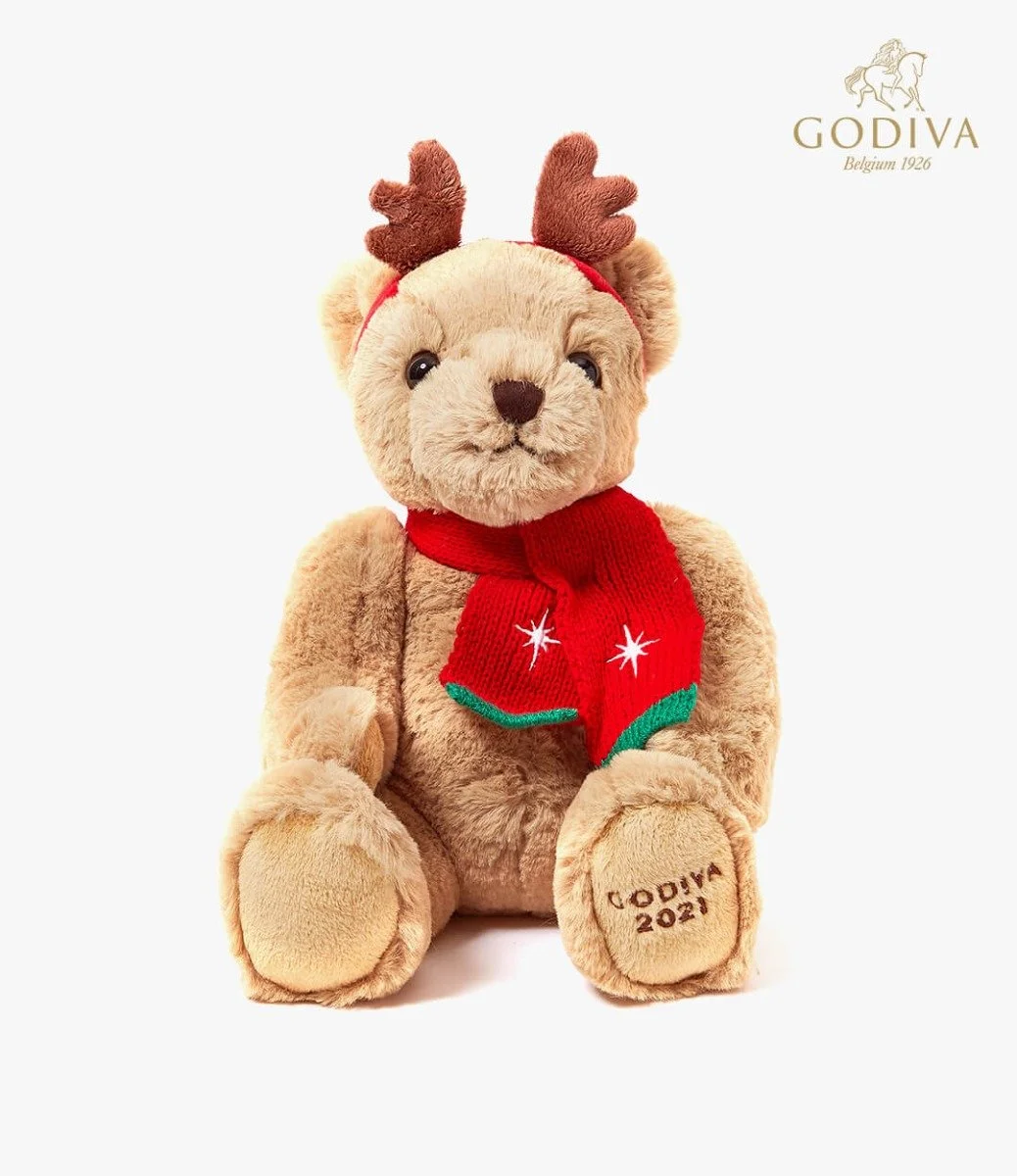 Limited Edition Holiday 2021 Plush Bear By Godiva