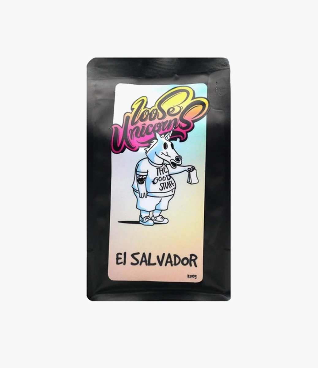  El Salvador Specialty Coffee Beans 250g By Loose Unicorns 