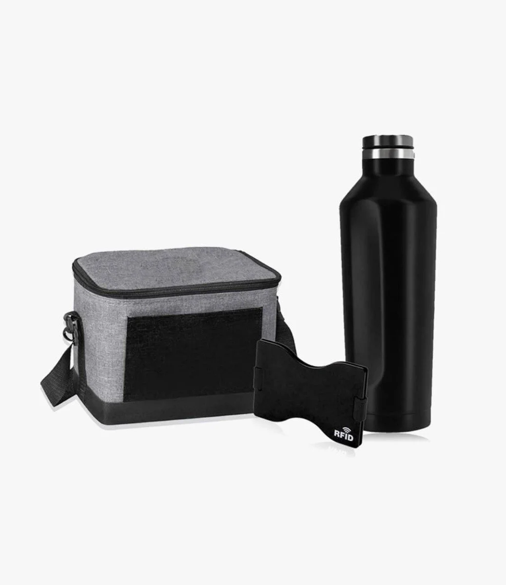 Lunch Bag & Water Bottle Gift Set by Jasani