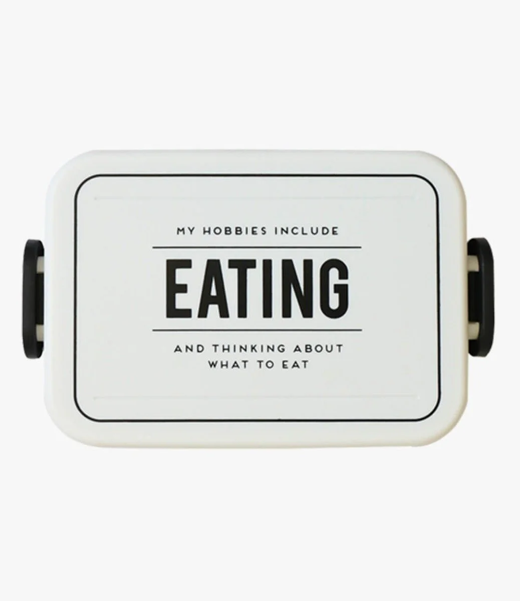 Lunch Box 'My Hobbies Include EATING' By Alice Scott