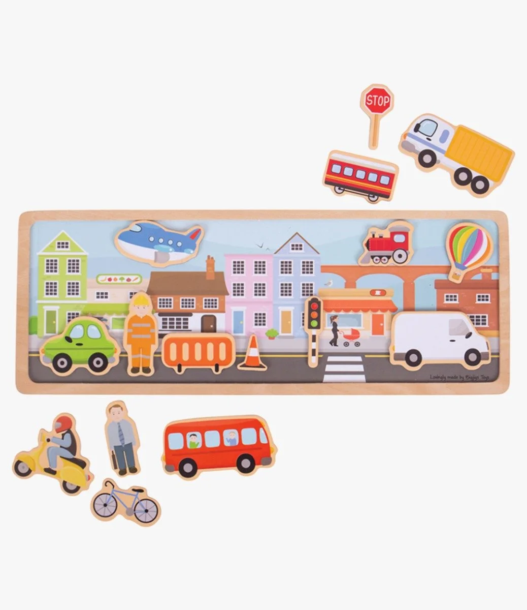 Magnetic Board - City by Bigjigs