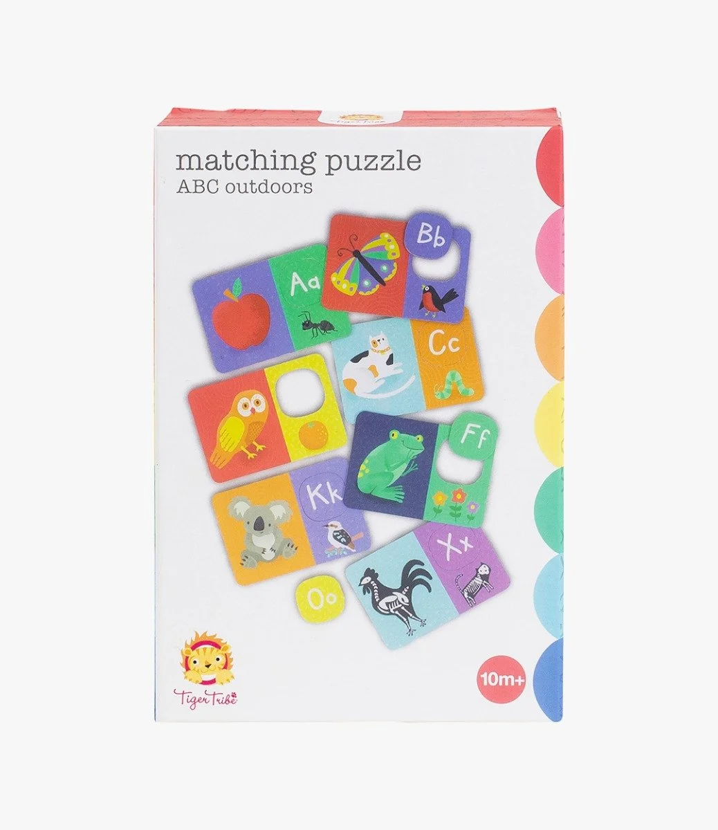 Matching Puzzle - ABC Outdoors By Tiger Tribe
