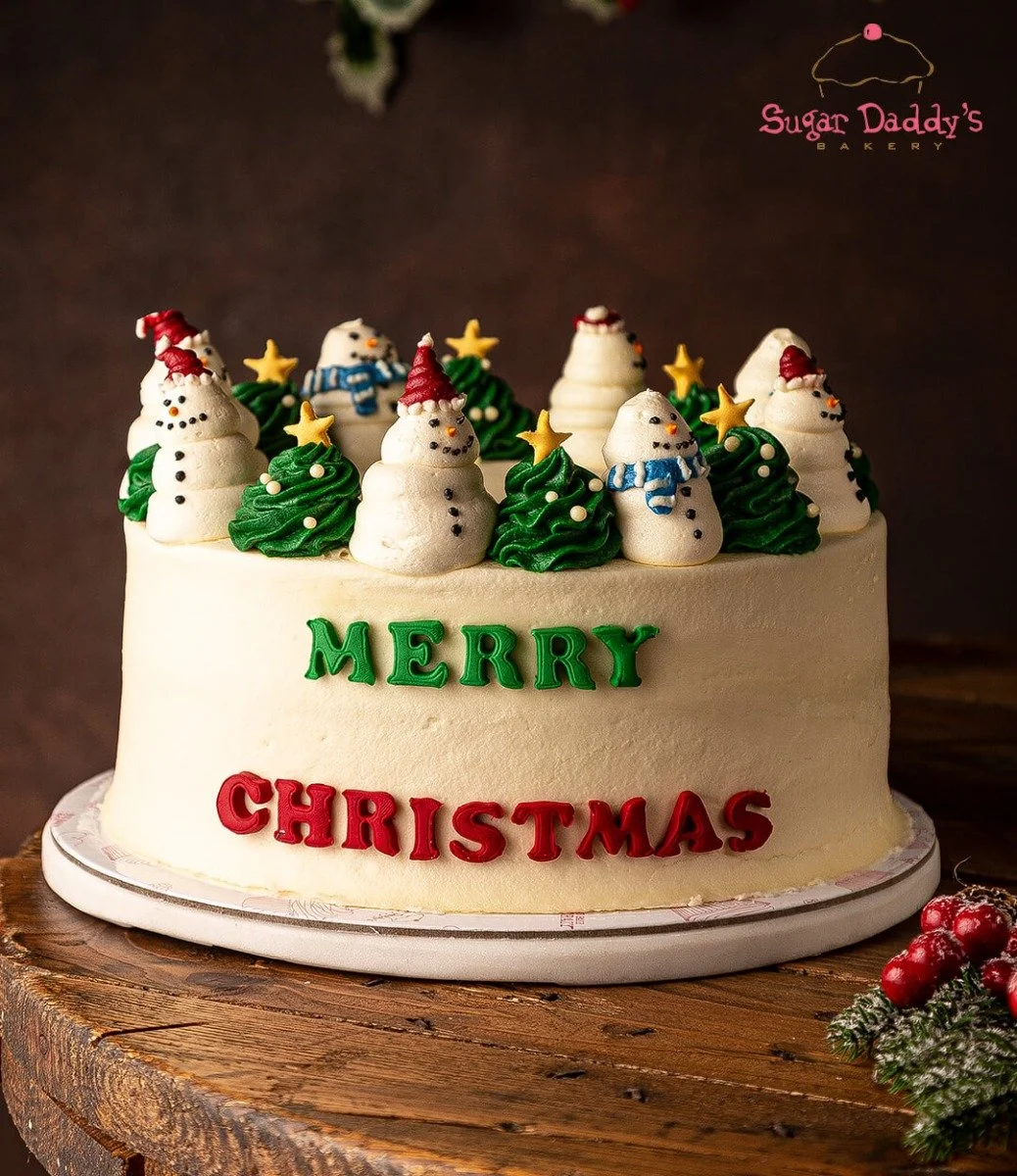 Merry Christmas Cake by Sugar Daddy's Bakery 