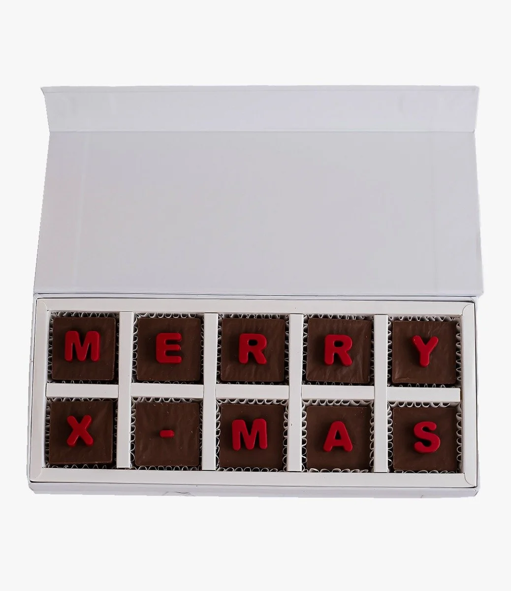صندوق شوكولاتة الكريسماس من إن جيه دي
