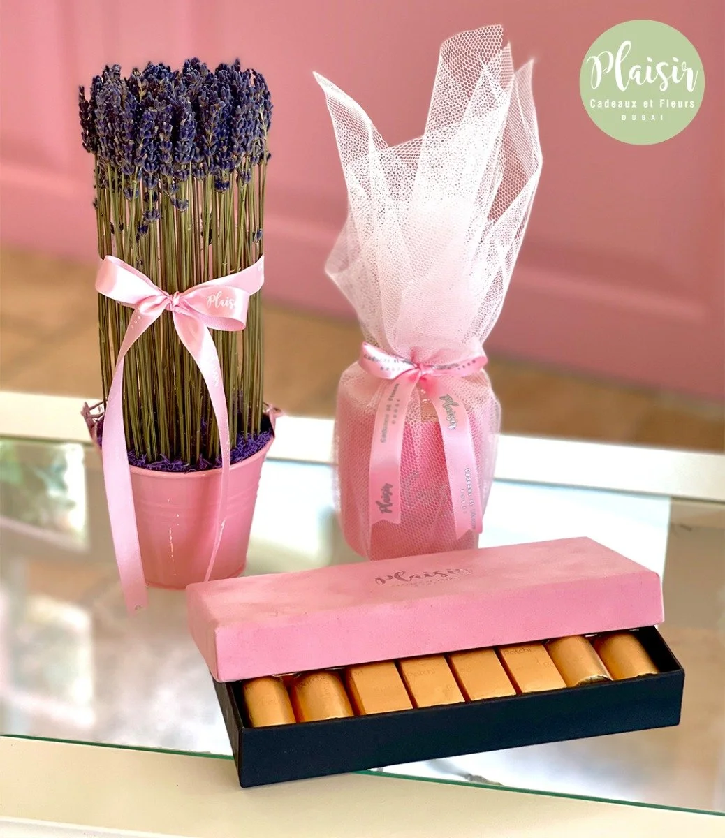 Mini Lavender Pail Gift Set By Plaisir