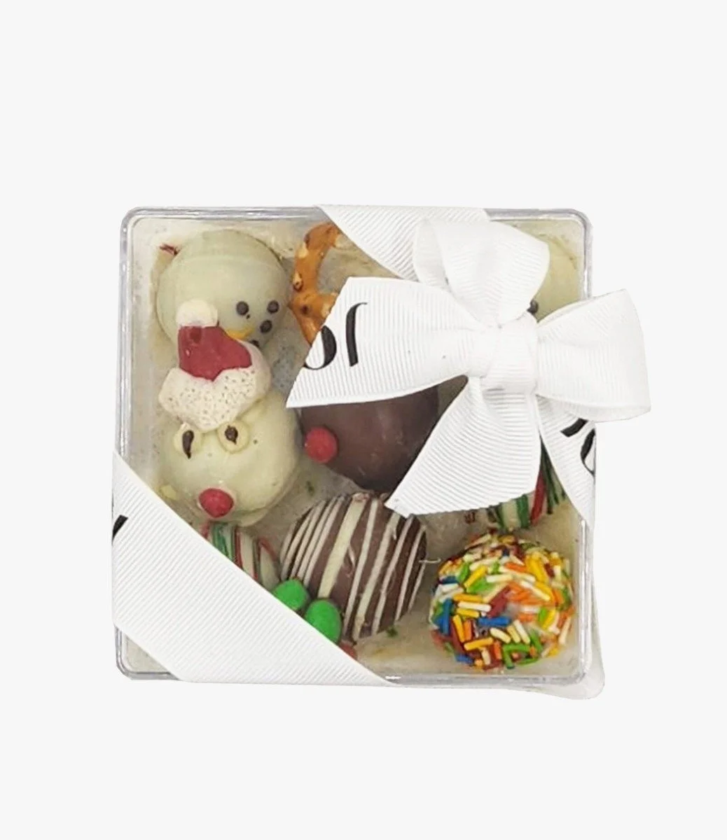 Mixed 8 pc Chocolate Haloween Acrylic Gift Box by Chocolatier