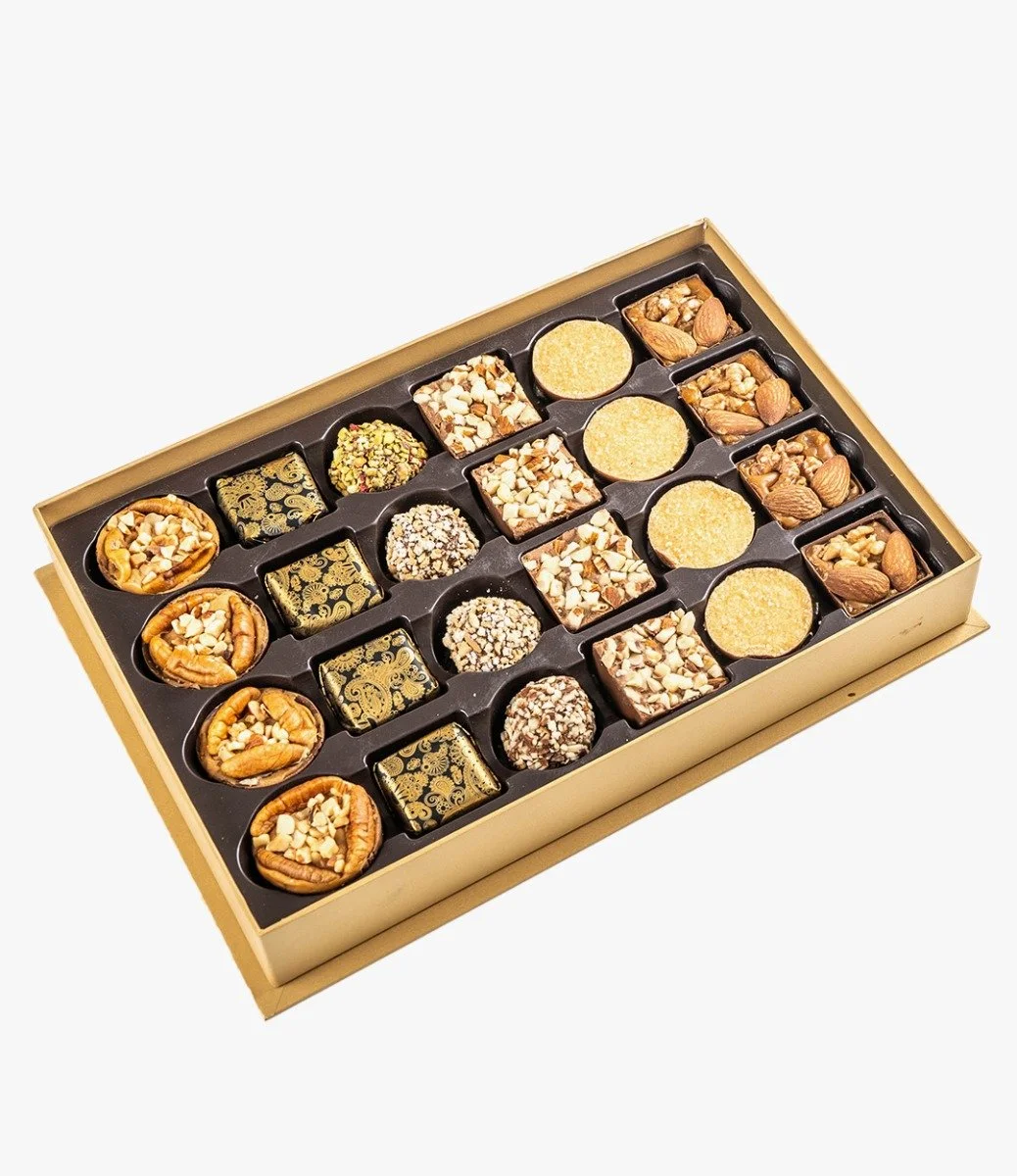 Mixed Flavours Chocolate & Truffles Box by Hazem Shaheen Delights