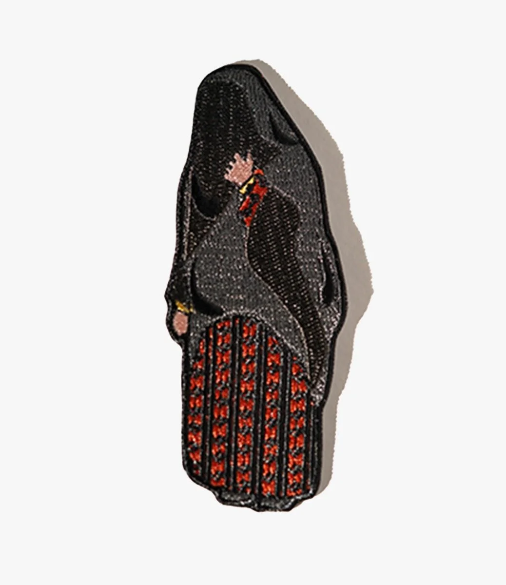 Mother Embroidered Patche (Red Clip)
