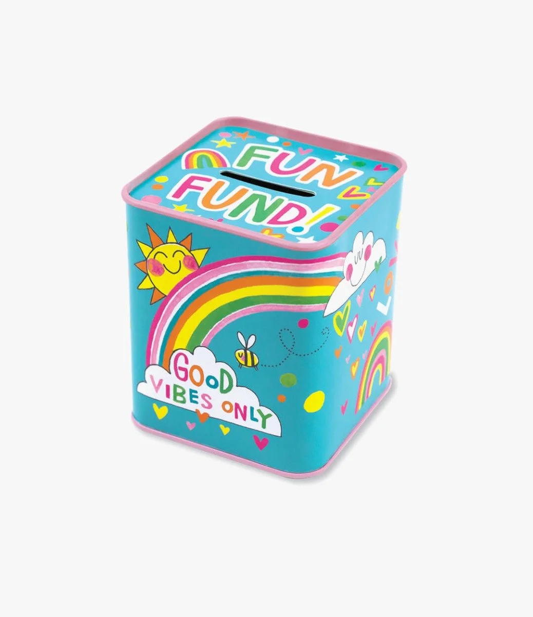 Money Box - Fun Fund/Good Vibes Only By Rachel Ellen Designs