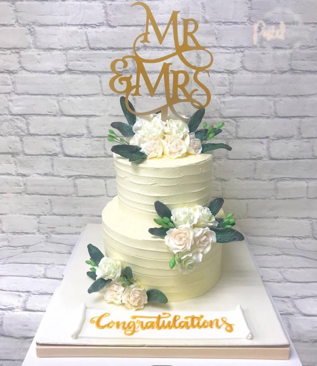 Mr & Mrs Cake By Pastel Cakes