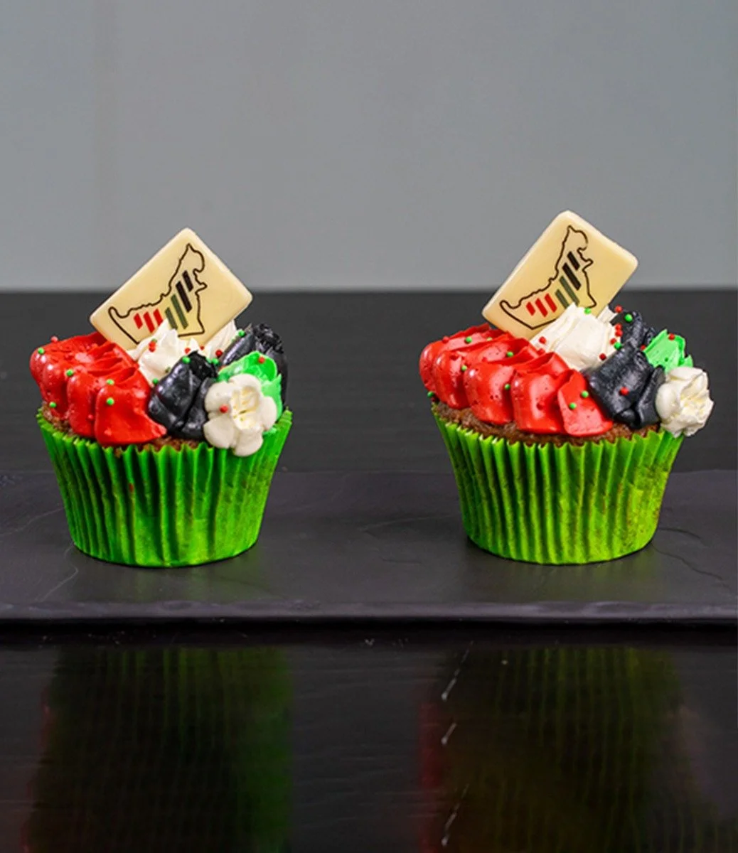 National Day Flower Cupcakes by Bloomsbury's