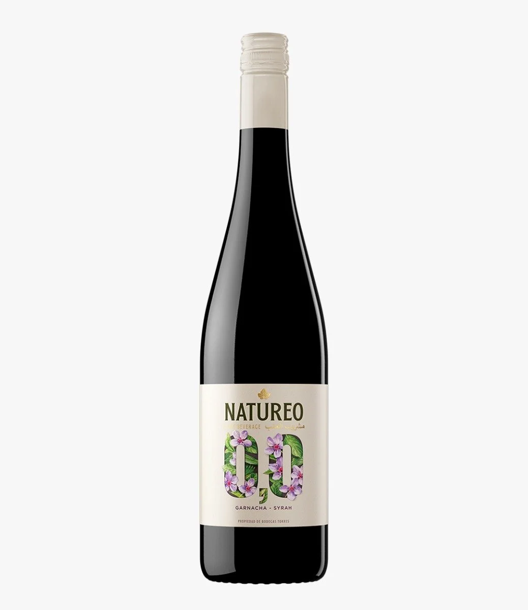 Natureo Garnacha Syrah Grape Beverage 0.0% By Familia Torres (Non Alcoholic) By Cheese On Board