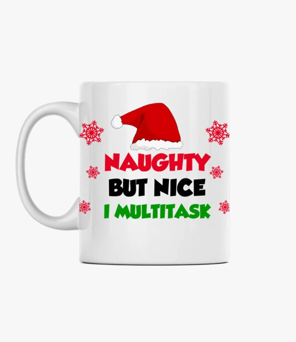 Naughty But Nice I Multitask Mug