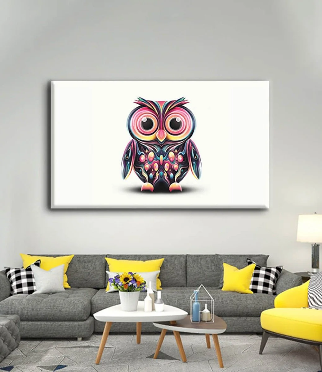 Owl Wall Painting