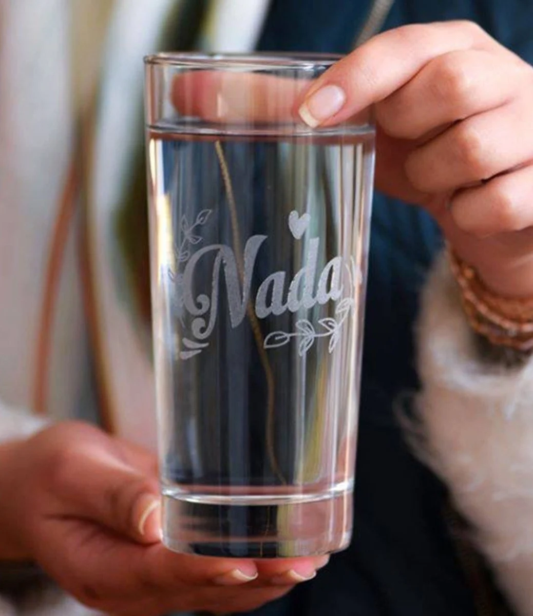 Personalised Water glass