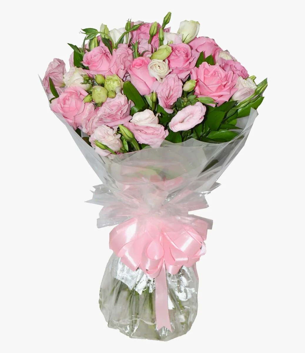Pink Crystal Flower Bouquet