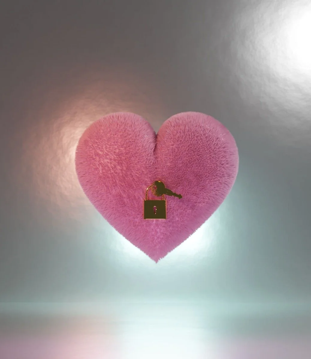 Pink Heart Metahearts Limited Edition NFT By Noonie
