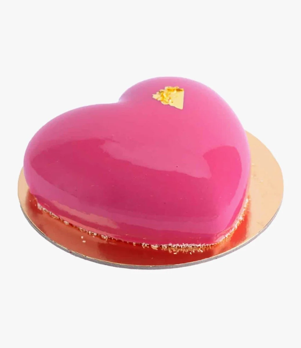 Pink Heart Mousse Cake By Mister Baker