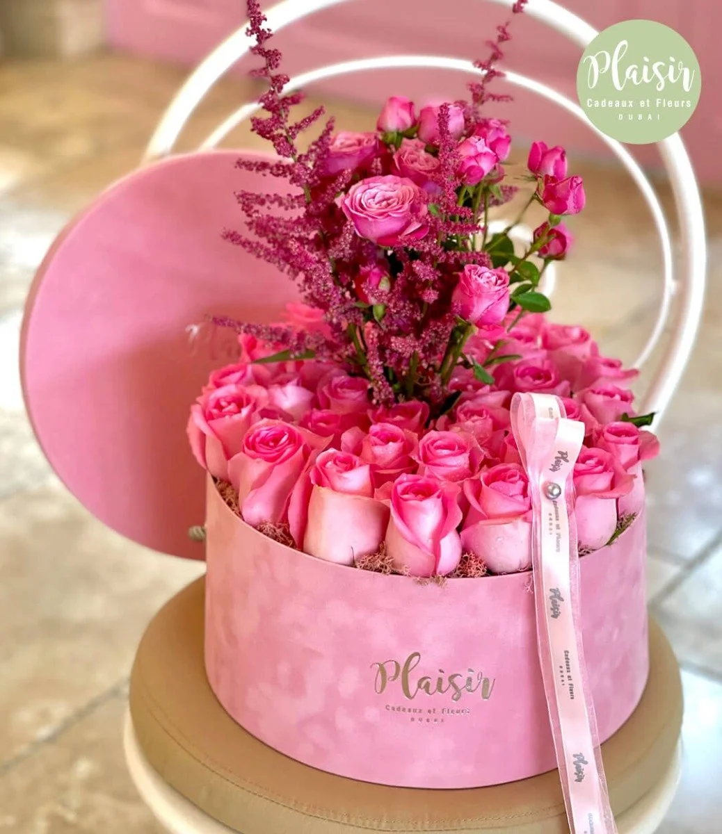 Pink Rose Garden Box By Plaisir