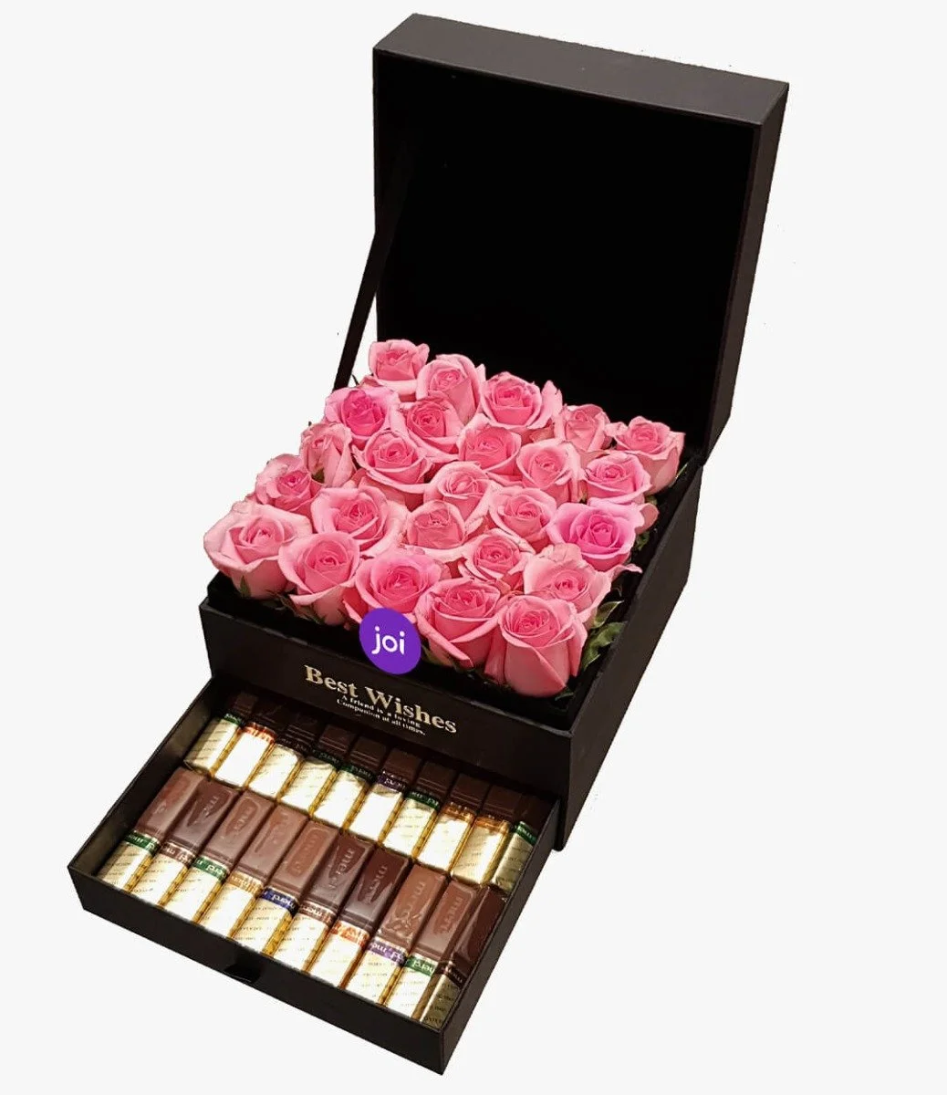 Rose & Chocolate Drawer Box (Large)