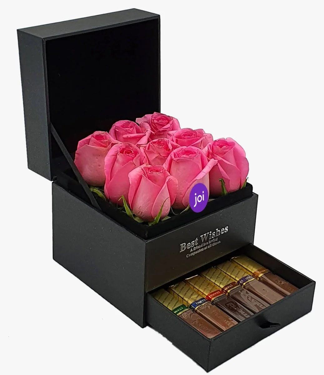 Rose & Chocolate Drawer Box (Small)