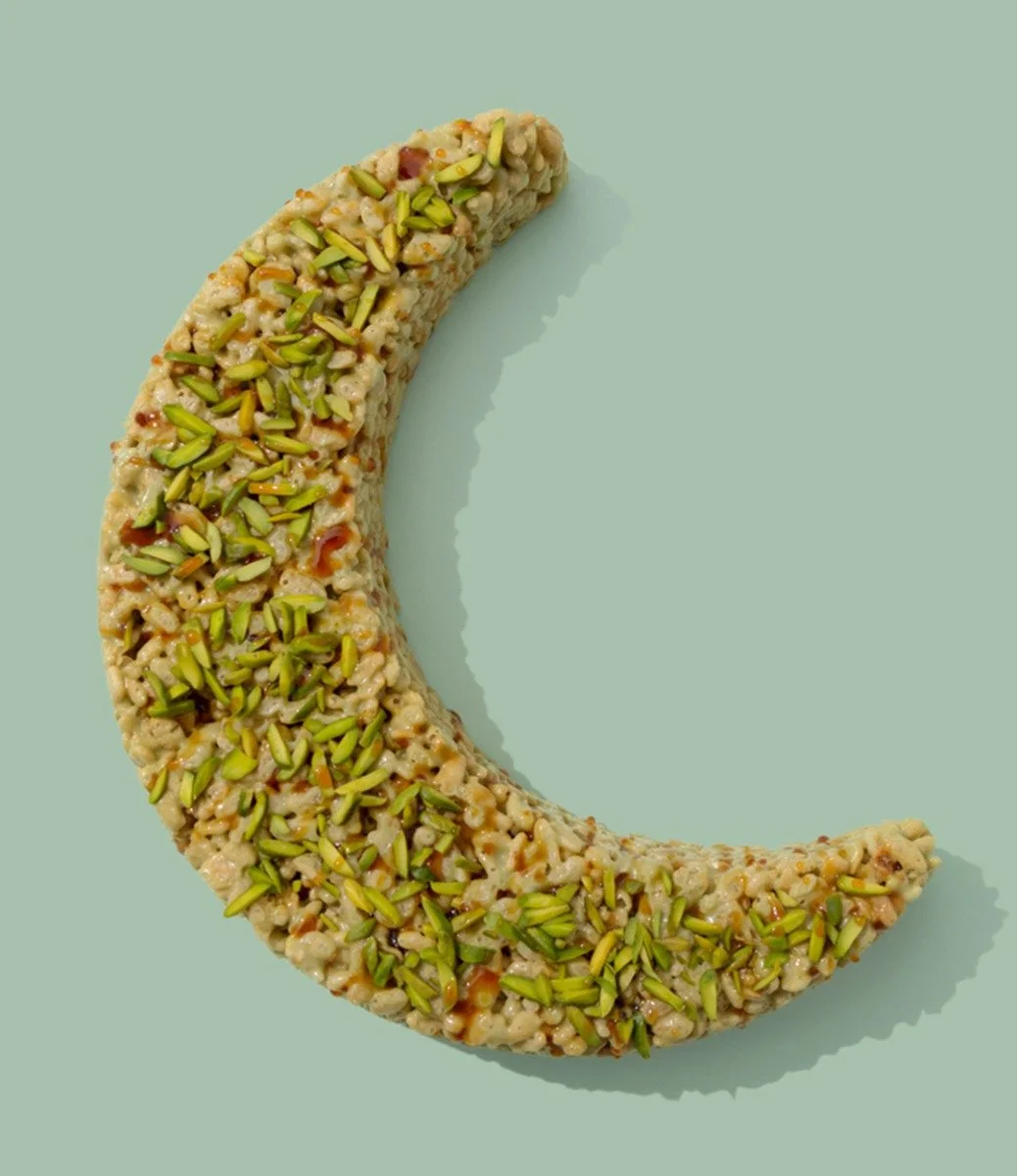 Pistachio & Date Syrup Crescent Moon By CrACKLES