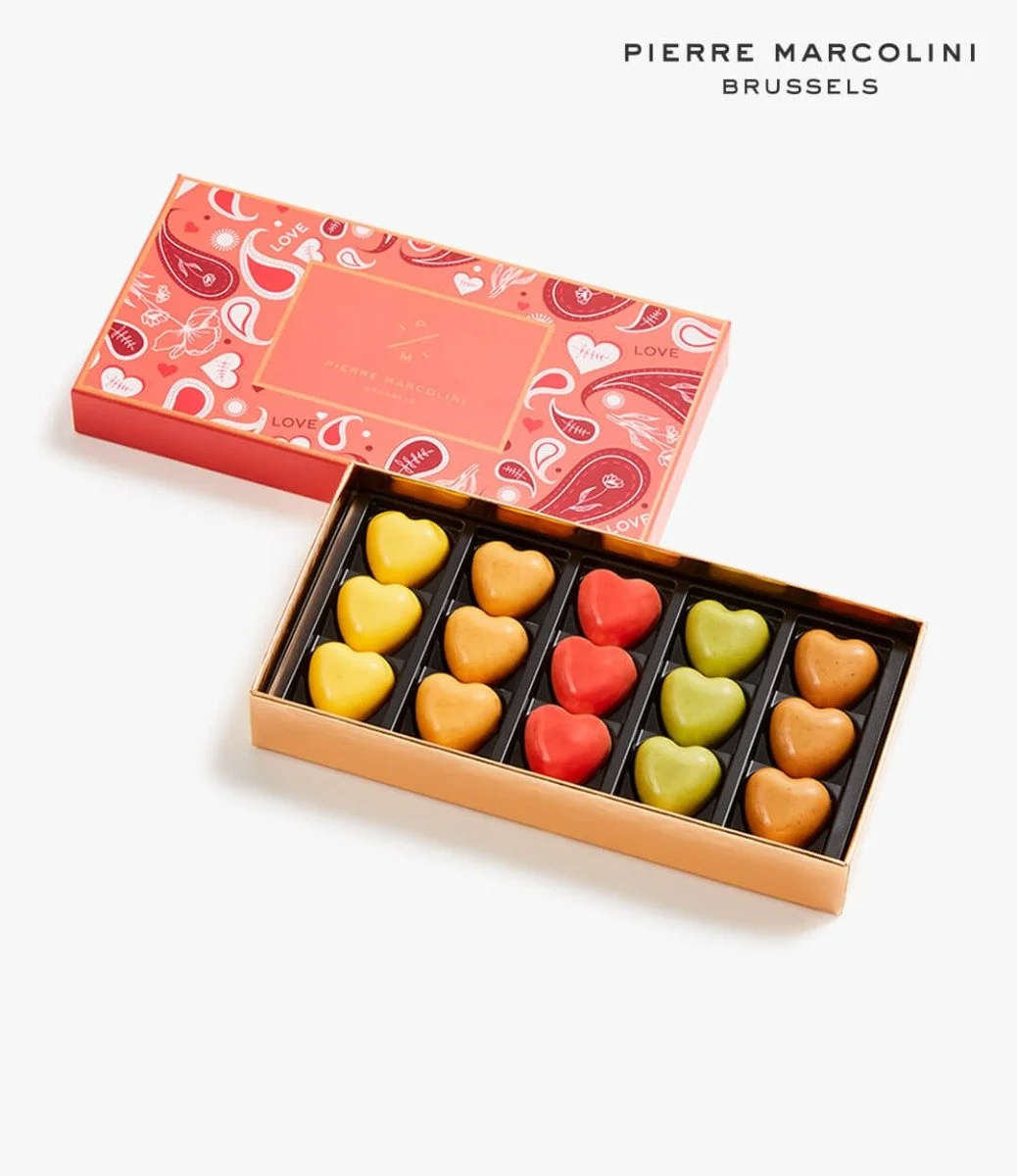 Plumier Hearts Chocolate Box (box of 15)