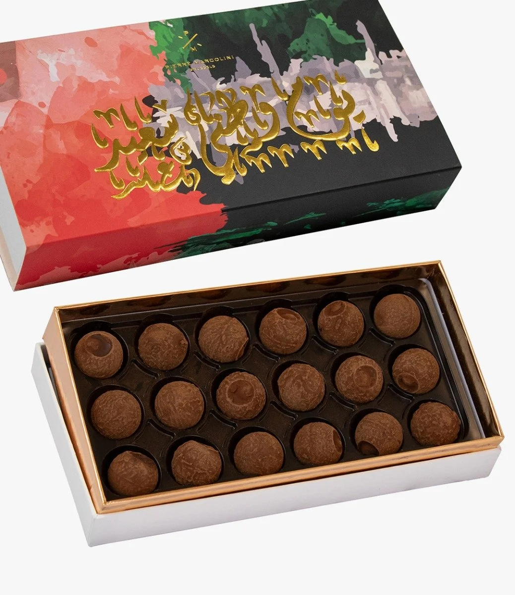 Plumier Truffes Du Jour National Day 2022 Collection by Pierre Marcolini