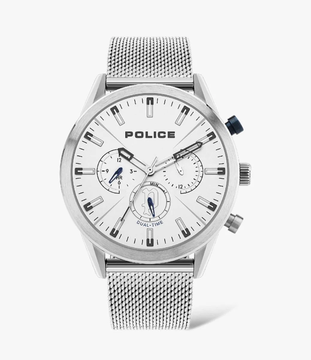 Police Silver Safra Watch