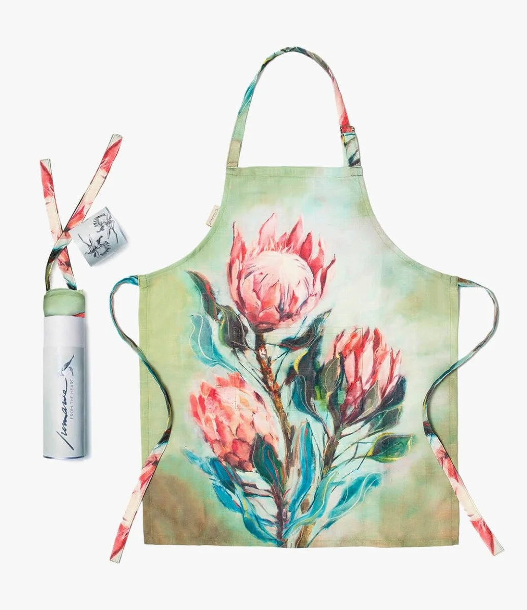 Protea Medley Apron By Jumarie From The Heart