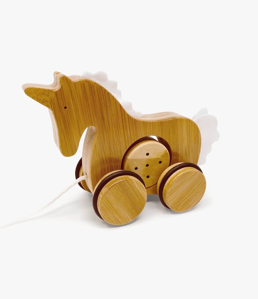 Push & Pull Unicorn - Bamboo By Kinderfeets