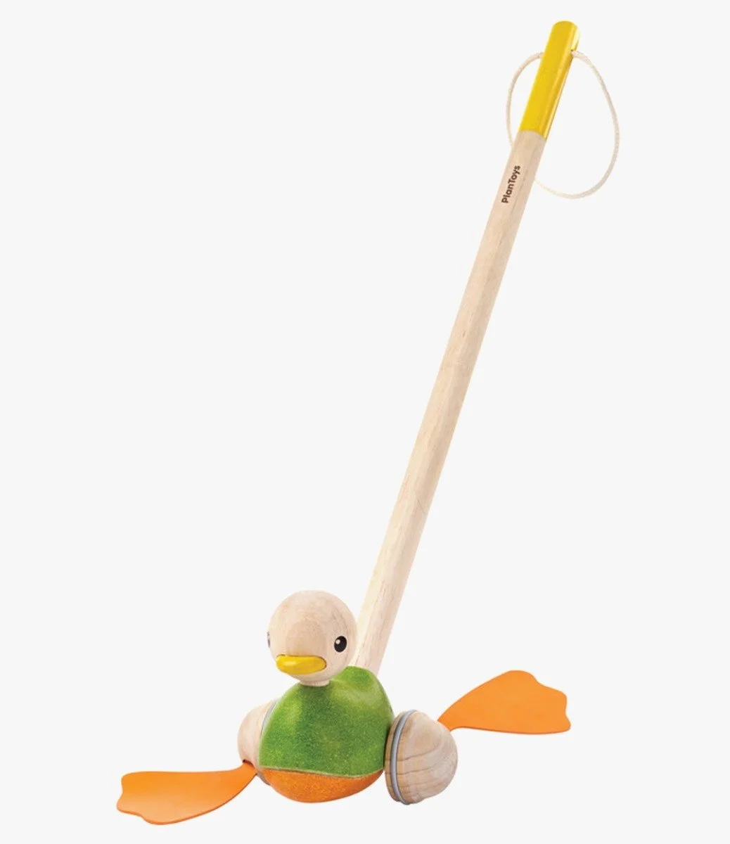 Push Along Duck By Plan Toys