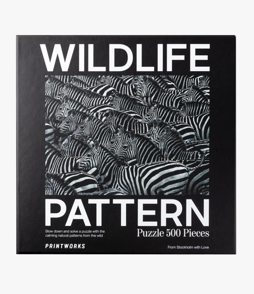 Puzzle - Zebra, Wildlife Pattern
