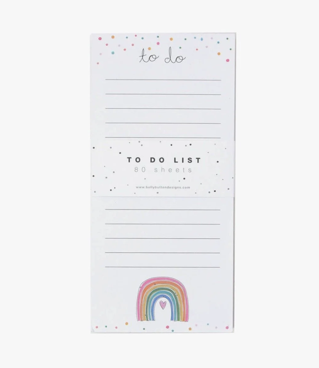 Rainbow To Do List by Belly Button