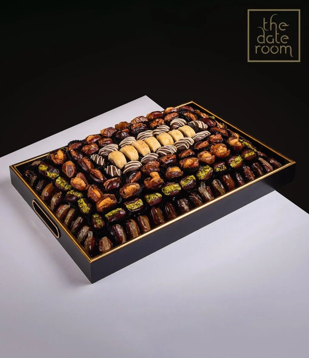 Rectangular Wooden Dates Tray by The Date Room