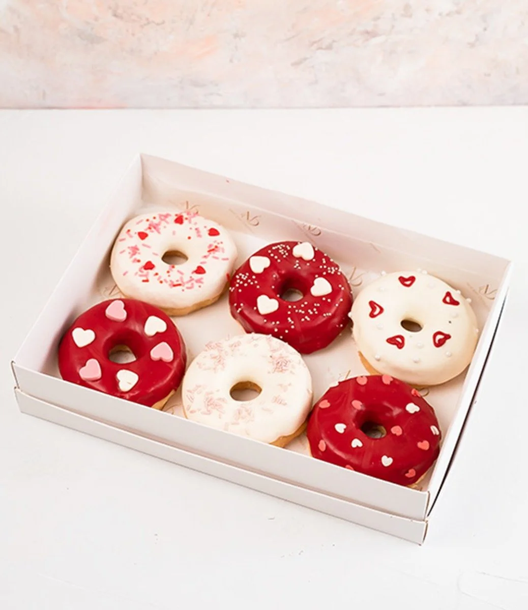Red and White Donuts by NJD
