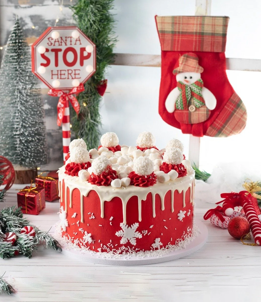 Red Velvet Christmas Cake by Cake Social 2