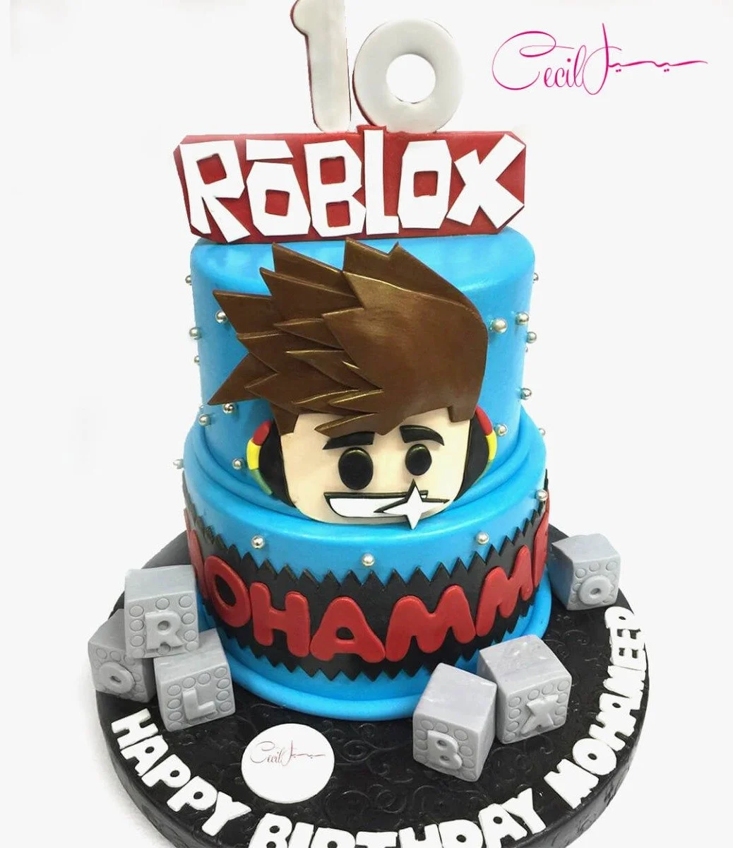 Roblox cake by Cecil