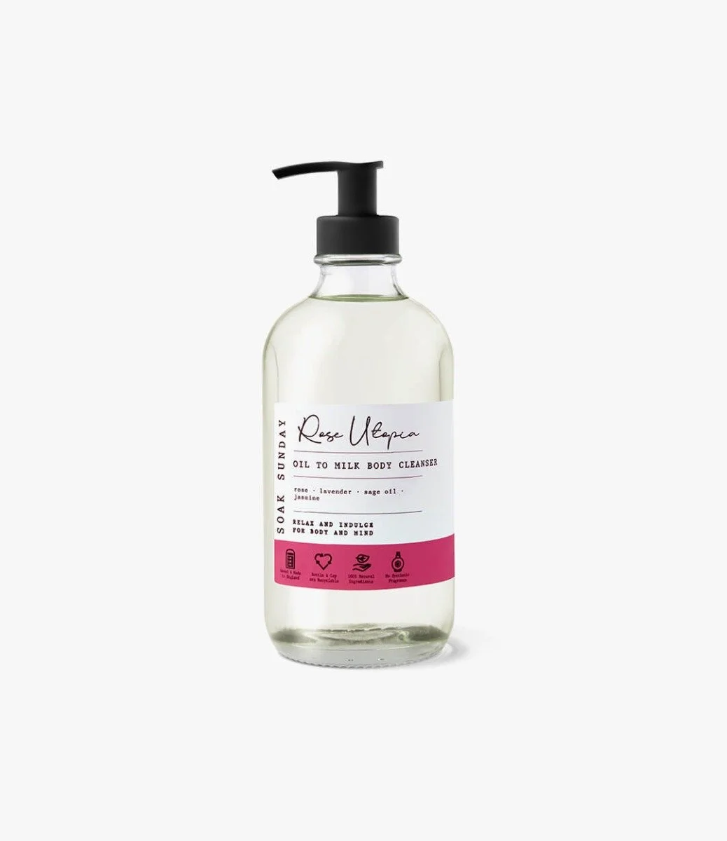 Rose Utopia Oil to Milk Body Cleanser 250ml