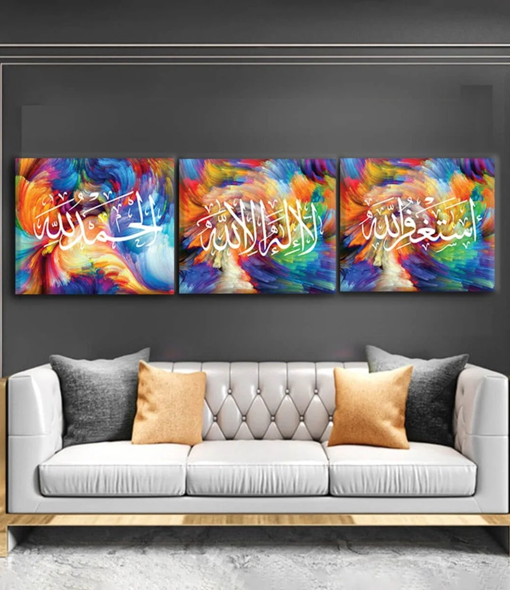Set of 3 Wall Paintings 