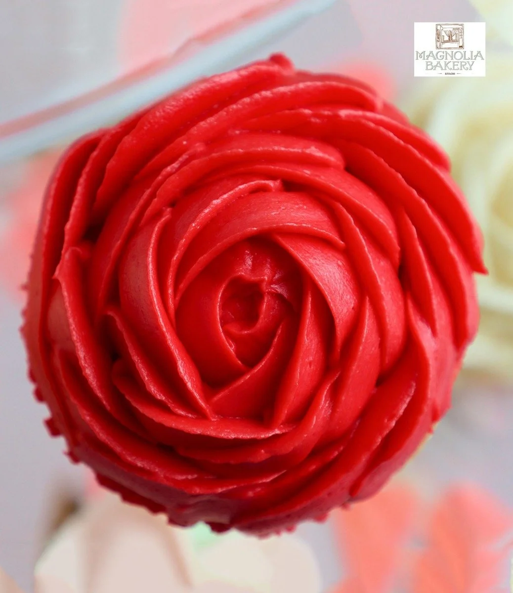 Single Rose Cupcake by Magnolia Bakery